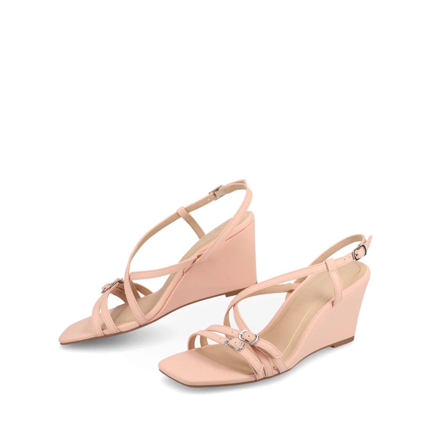 CLINNNE MULTI STRAP WEDGE SANDALS baby steps