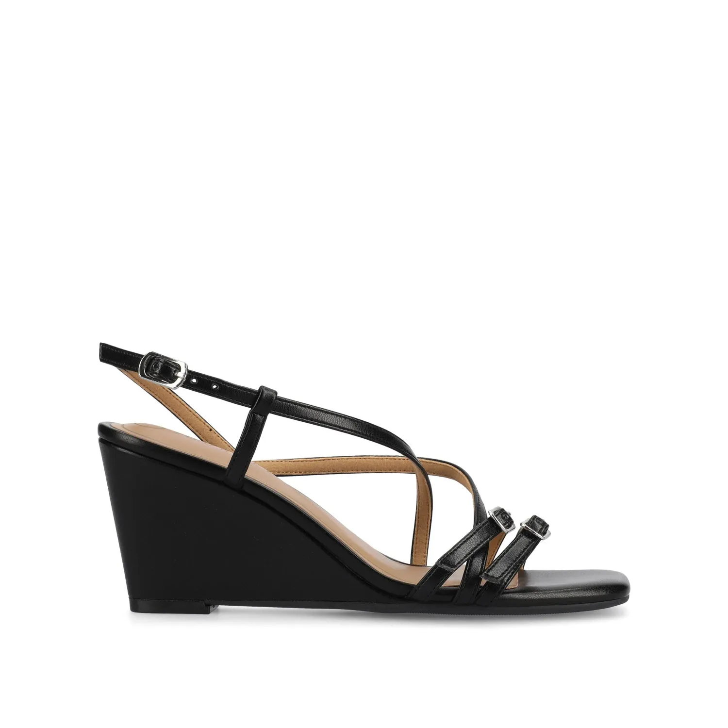 CLINNNE MULTI STRAP WEDGE SANDALS baby steps
