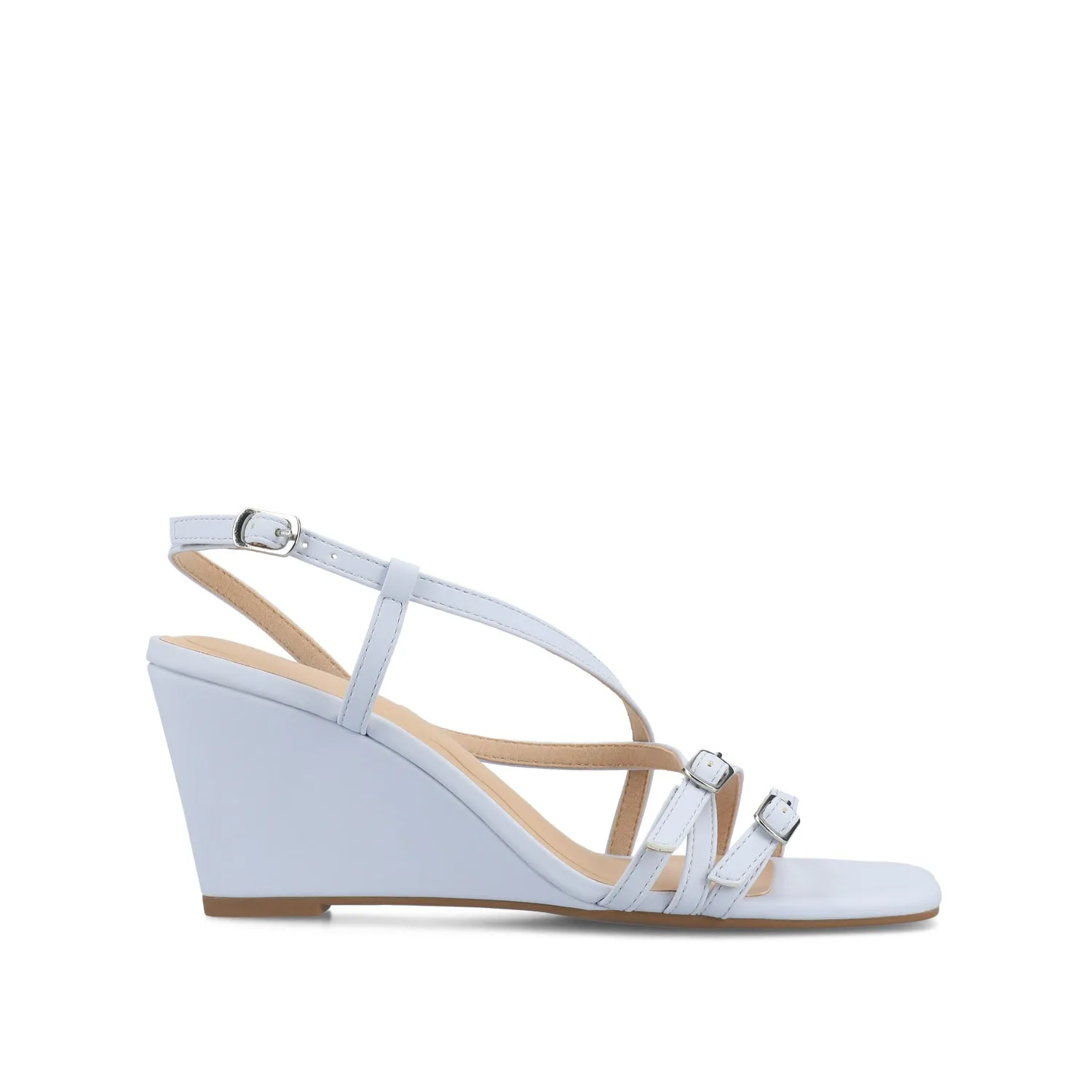 CLINNNE MULTI STRAP WEDGE SANDALS baby steps