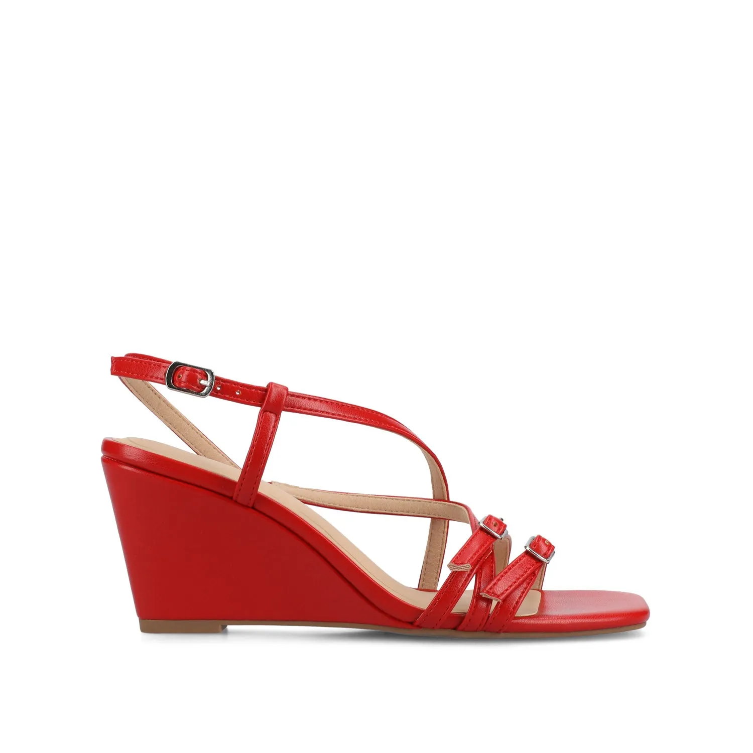 CLINNNE MULTI STRAP WEDGE SANDALS baby steps