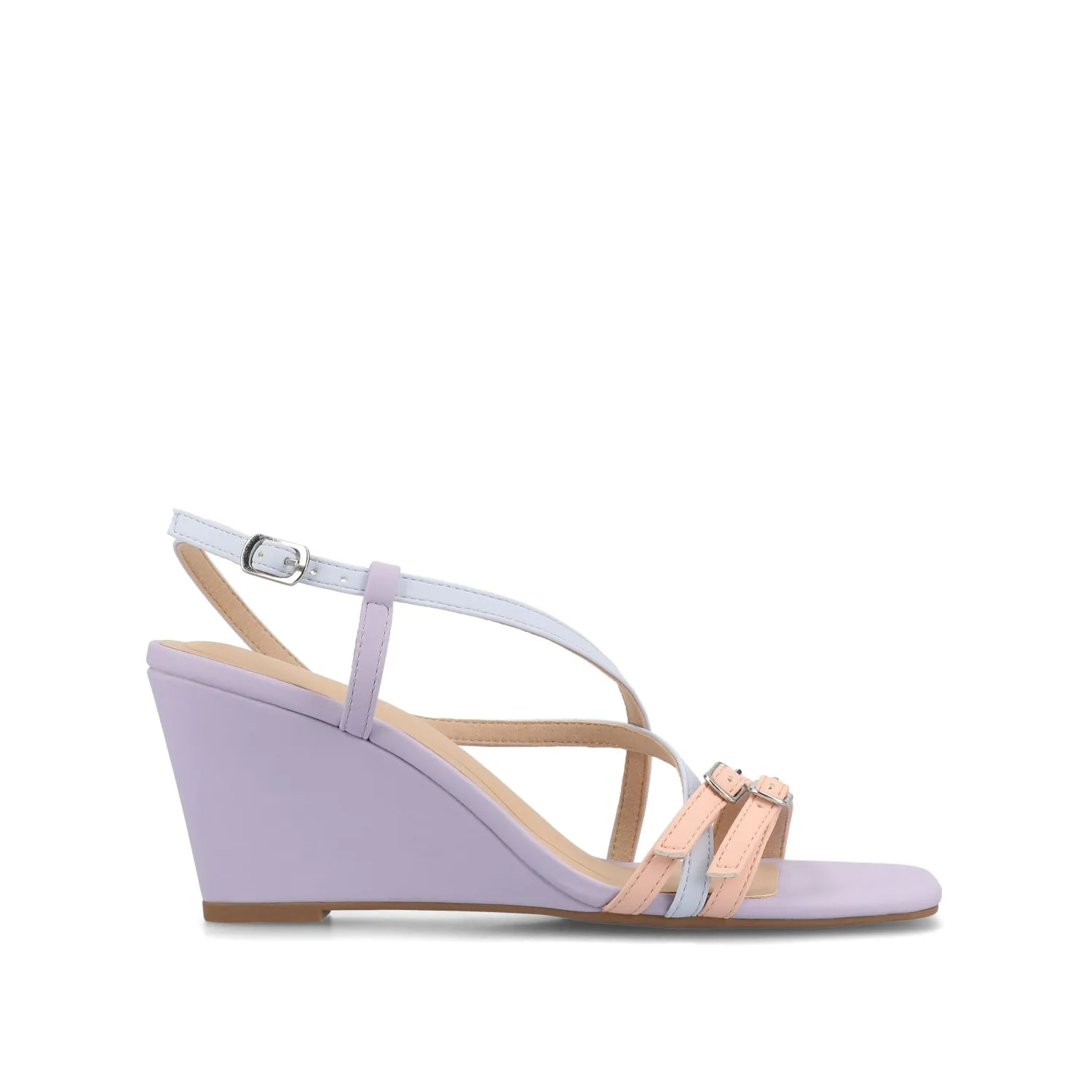CLINNNE MULTI STRAP WEDGE SANDALS baby steps