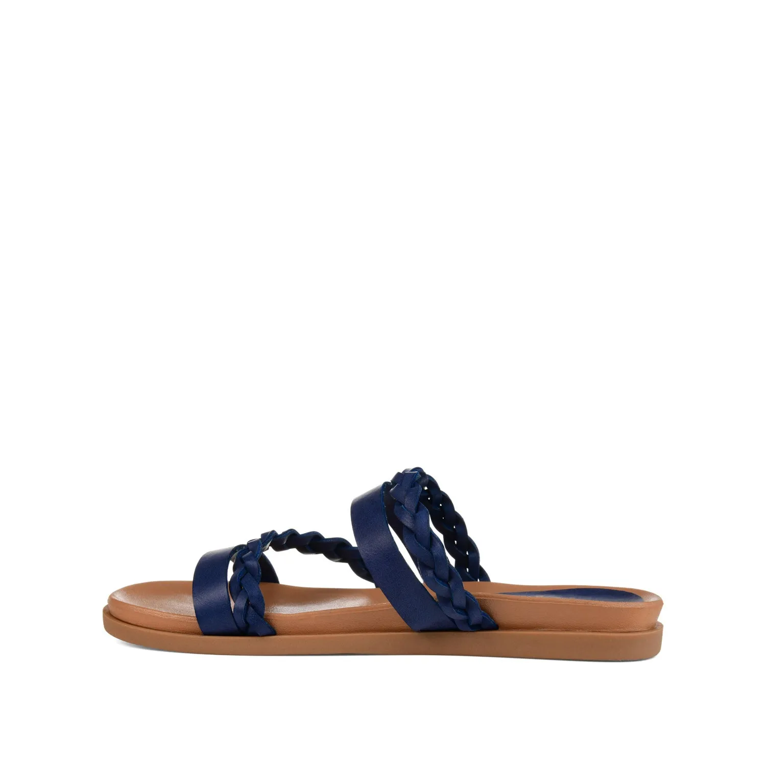 COLETTE SLIDE SANDALS IN WIDE spa zone