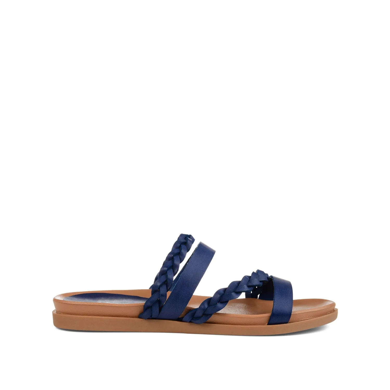 COLETTE SLIDE SANDALS IN WIDE spa zone