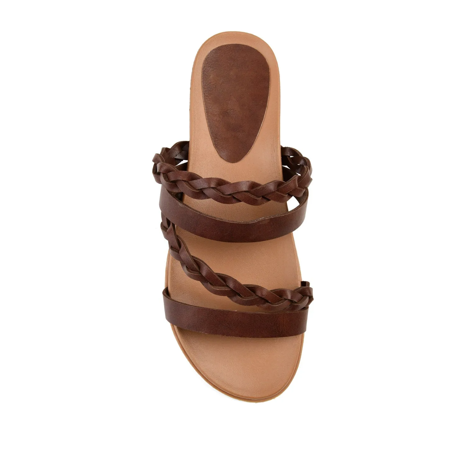 COLETTE SLIDE SANDALS IN WIDE spa zone