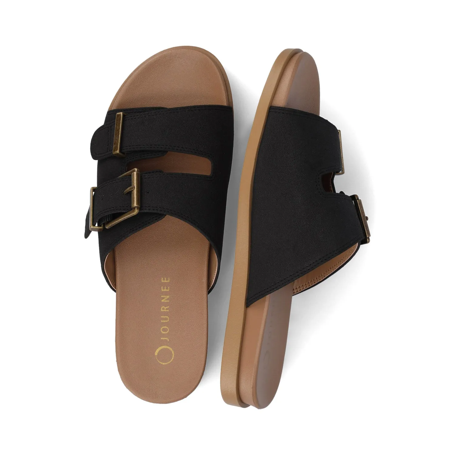 COSETTE FLAT SANDALS buckle snap