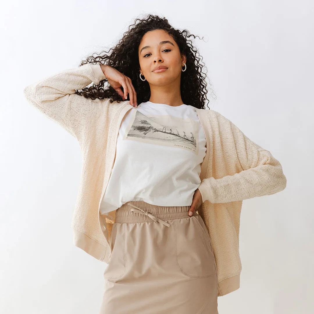 Cottage Knit Cardigan soft rib