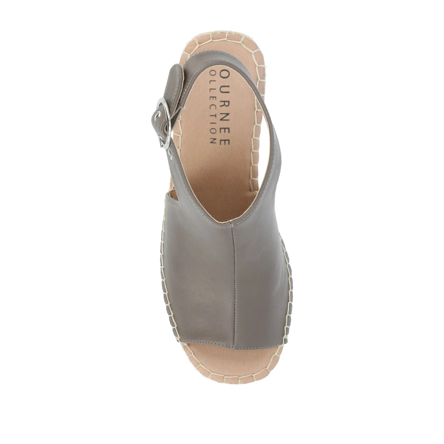 CREW ESPADRILLE WEDGE HEELED SANDALS bare joy