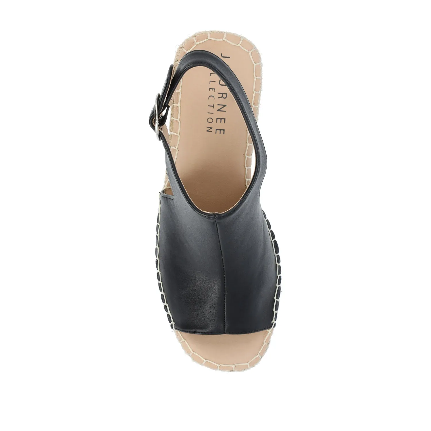 CREW ESPADRILLE WEDGE HEELED SANDALS bare joy