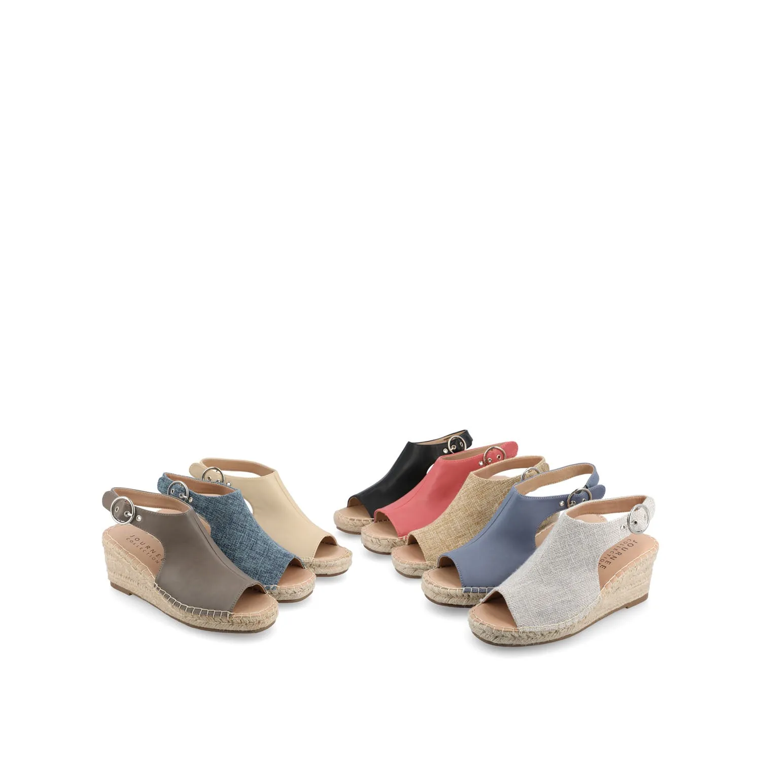 CREW ESPADRILLE WEDGE HEELED SANDALS bare joy