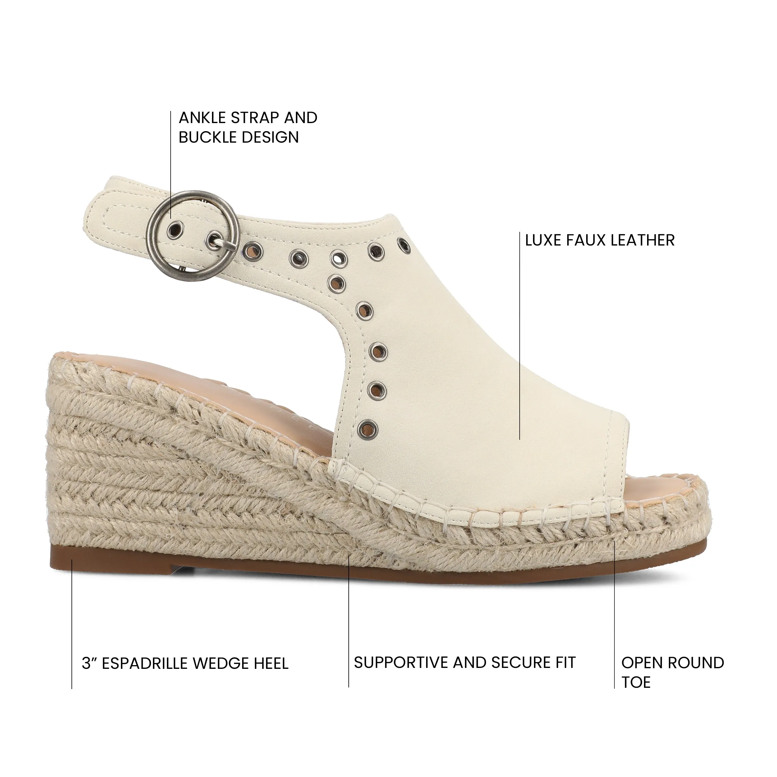 CRISIE ESPADRILLE WEDGE HEELED SANDALS balance wear
