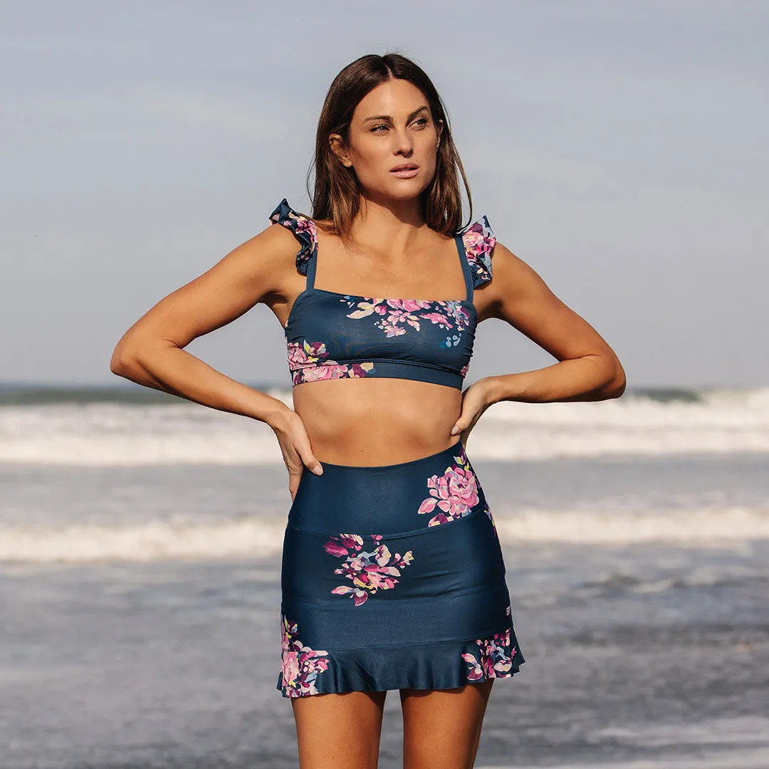 Dahlia High-Waisted Swim Skirt stretch mode