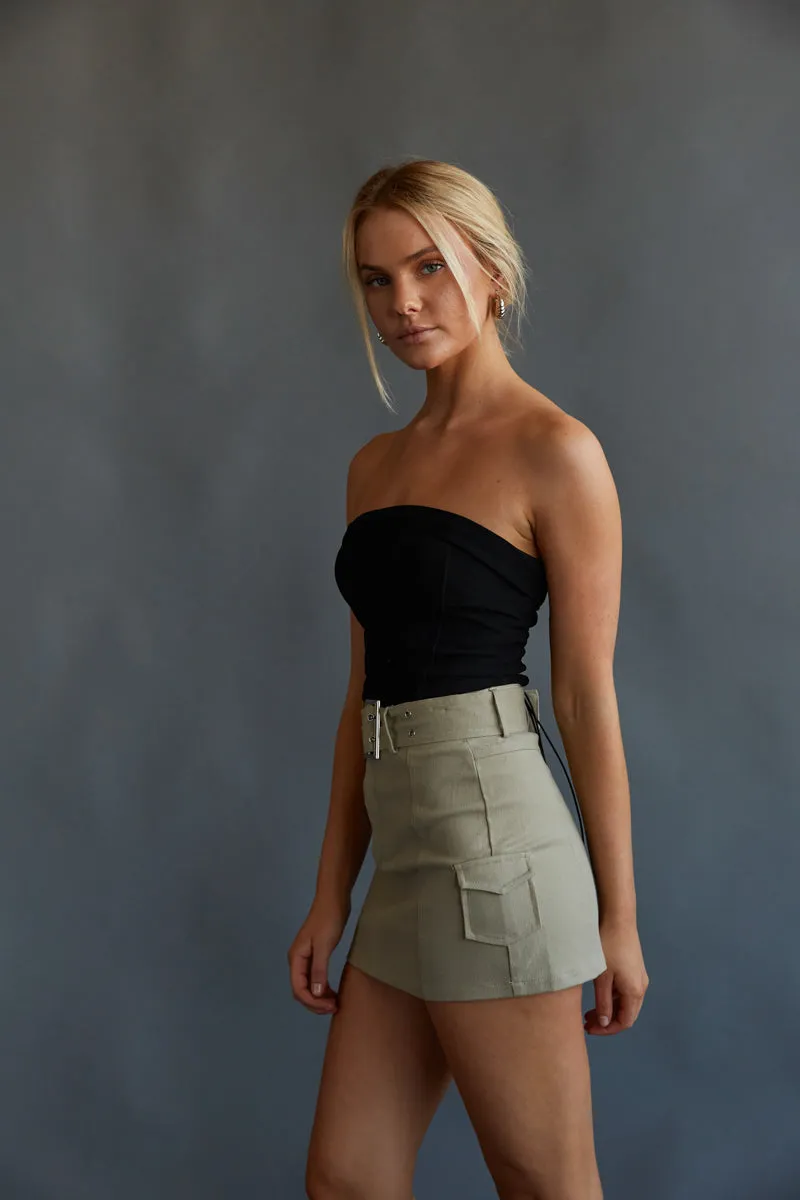 Darcey Belted Cargo Mini Skirt woman base