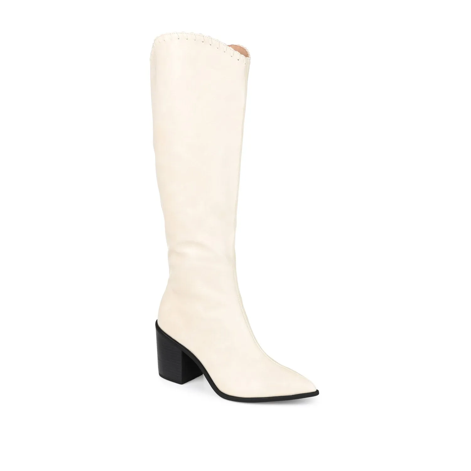 DARIA COWGIRL BOOTS IN FAUX LEATHER cold morning