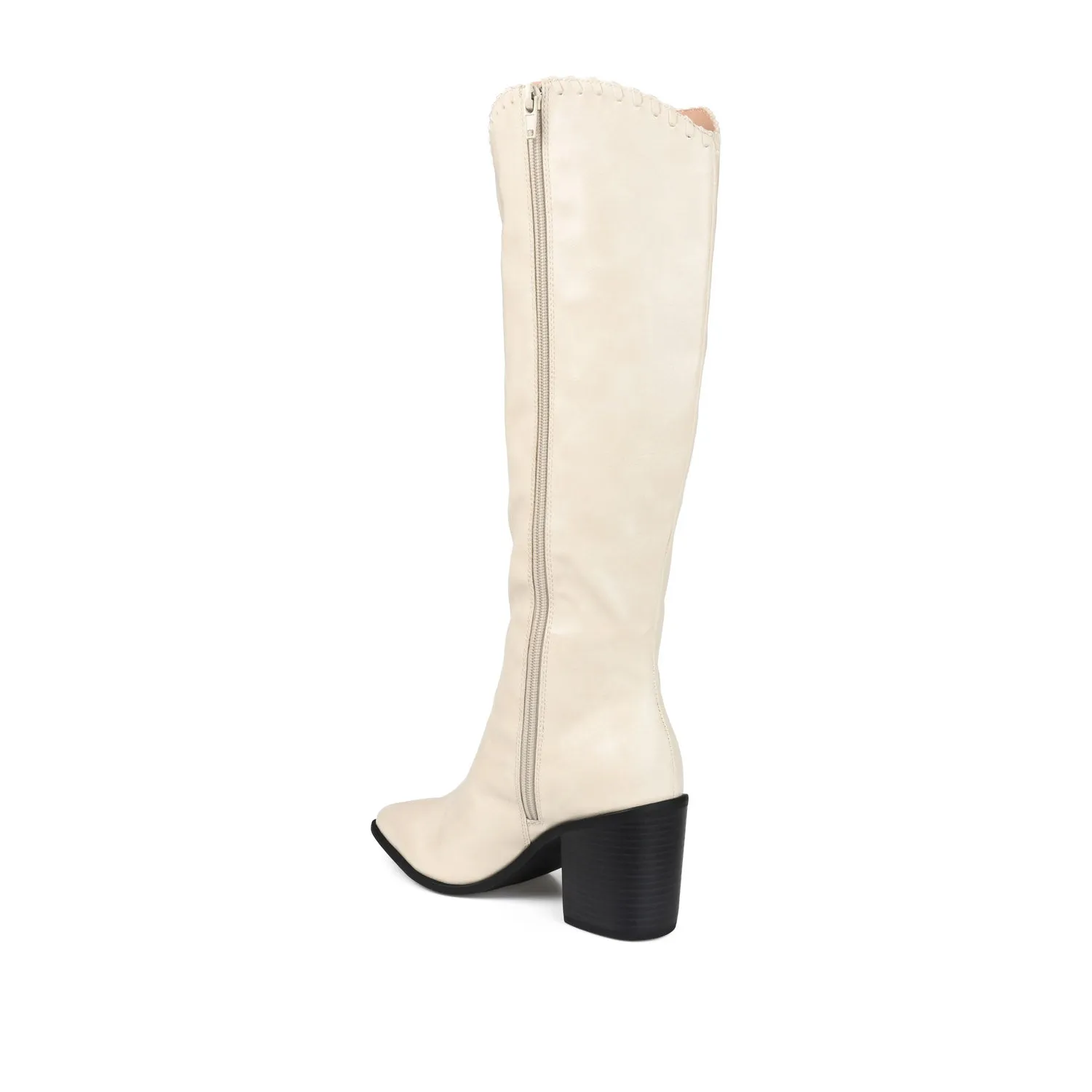 DARIA COWGIRL BOOTS IN FAUX LEATHER cold morning