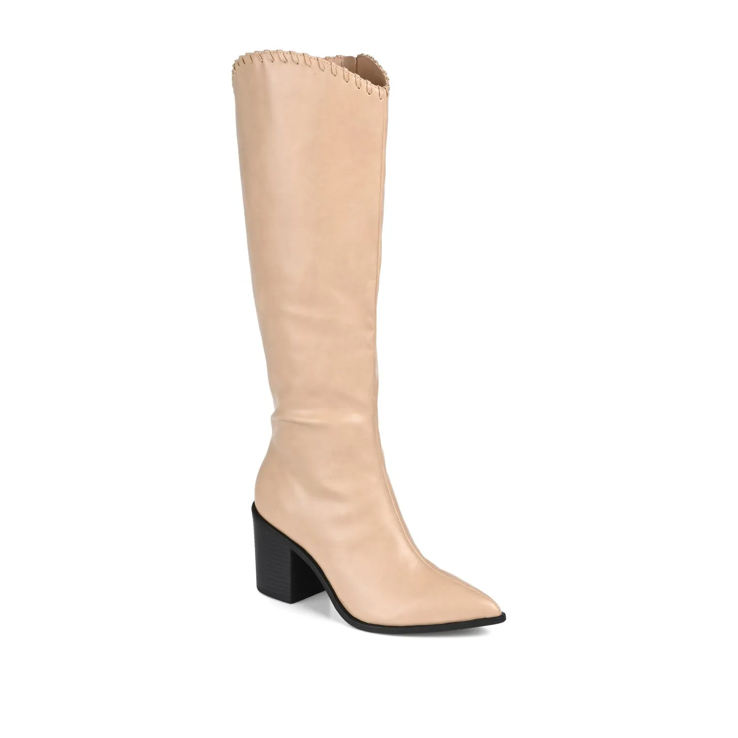 DARIA COWGIRL BOOTS IN FAUX LEATHER cold morning