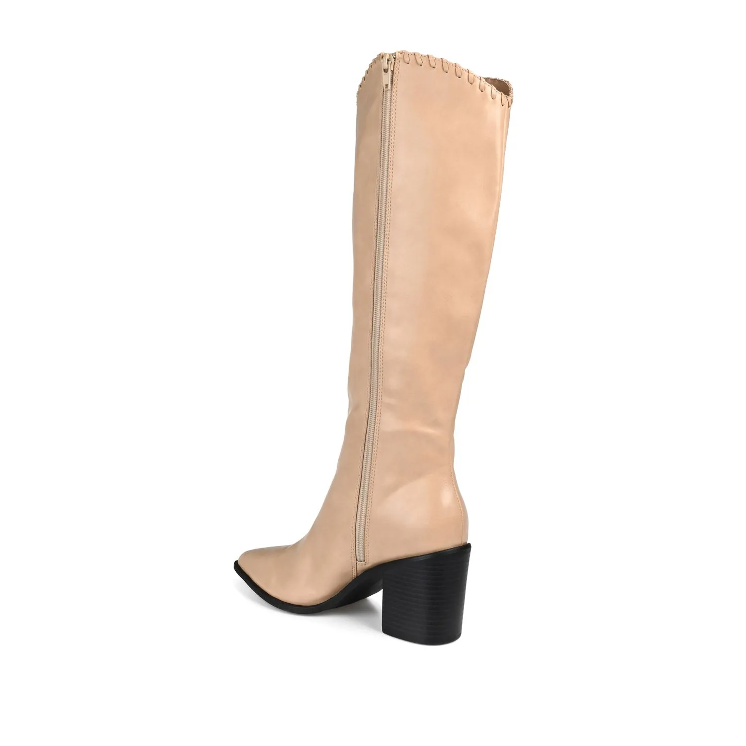 DARIA COWGIRL BOOTS IN FAUX LEATHER cold morning