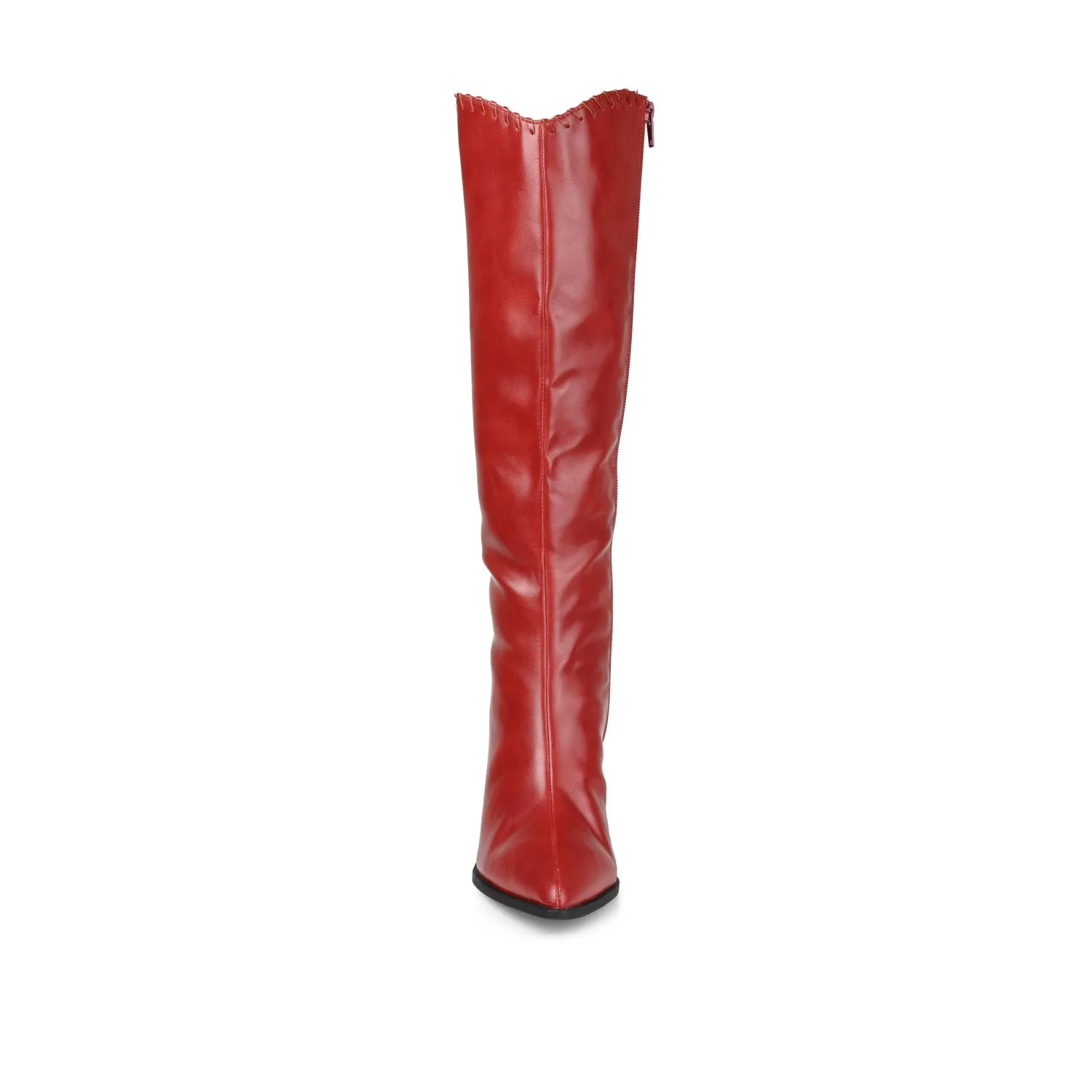 DARIA COWGIRL BOOTS IN FAUX LEATHER cold morning