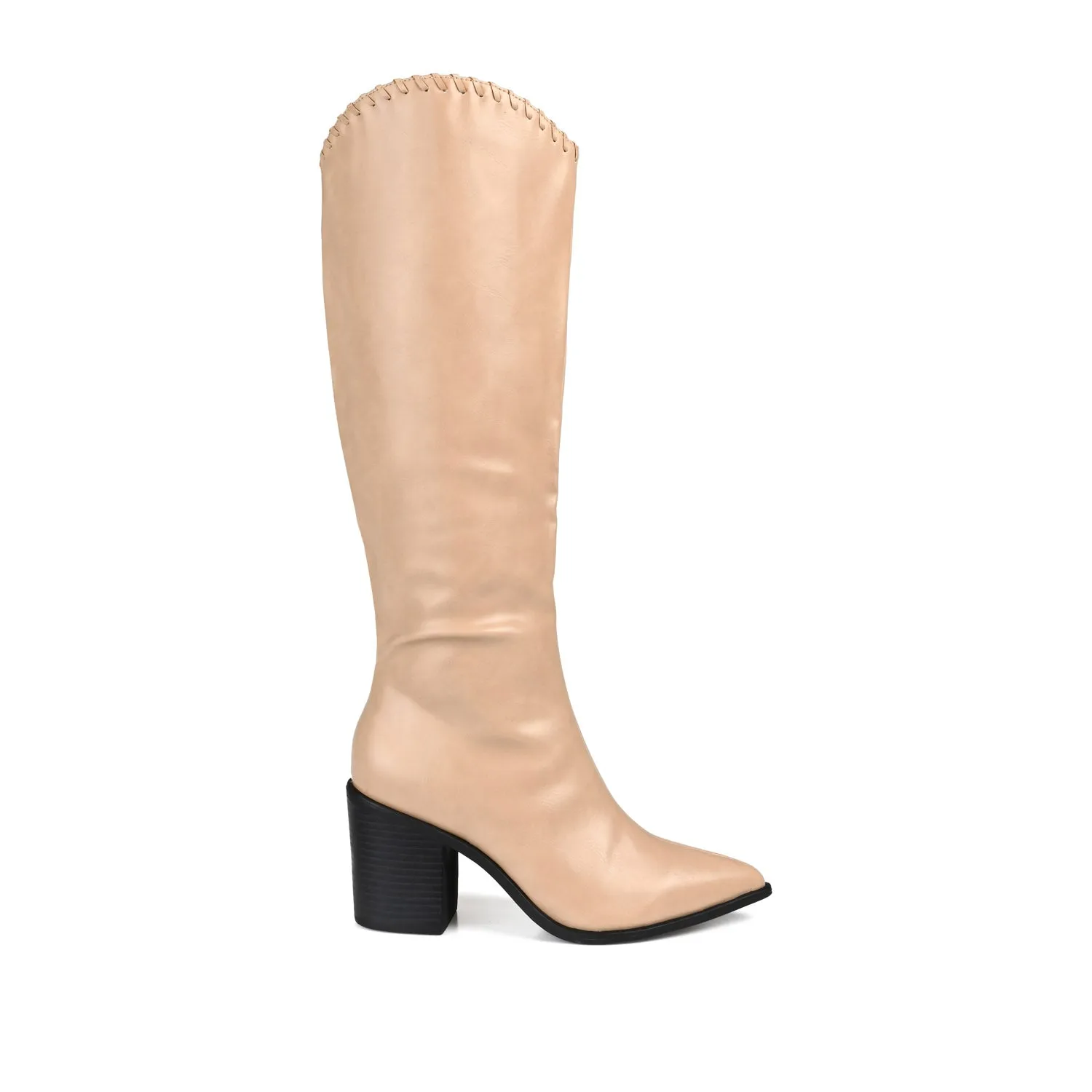 DARIA COWGIRL BOOTS IN FAUX LEATHER cold morning