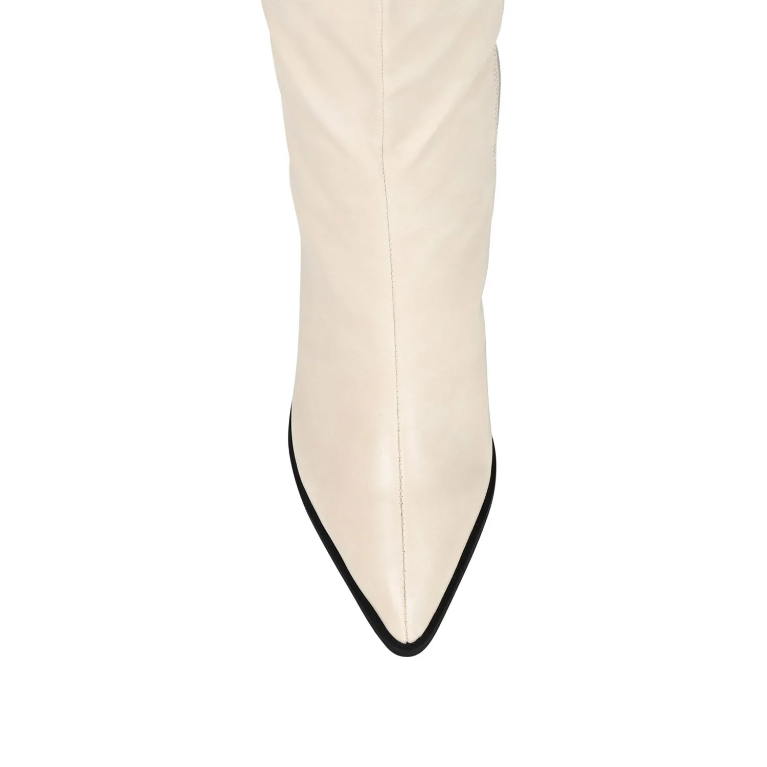 DARIA COWGIRL BOOTS IN FAUX LEATHER cold morning