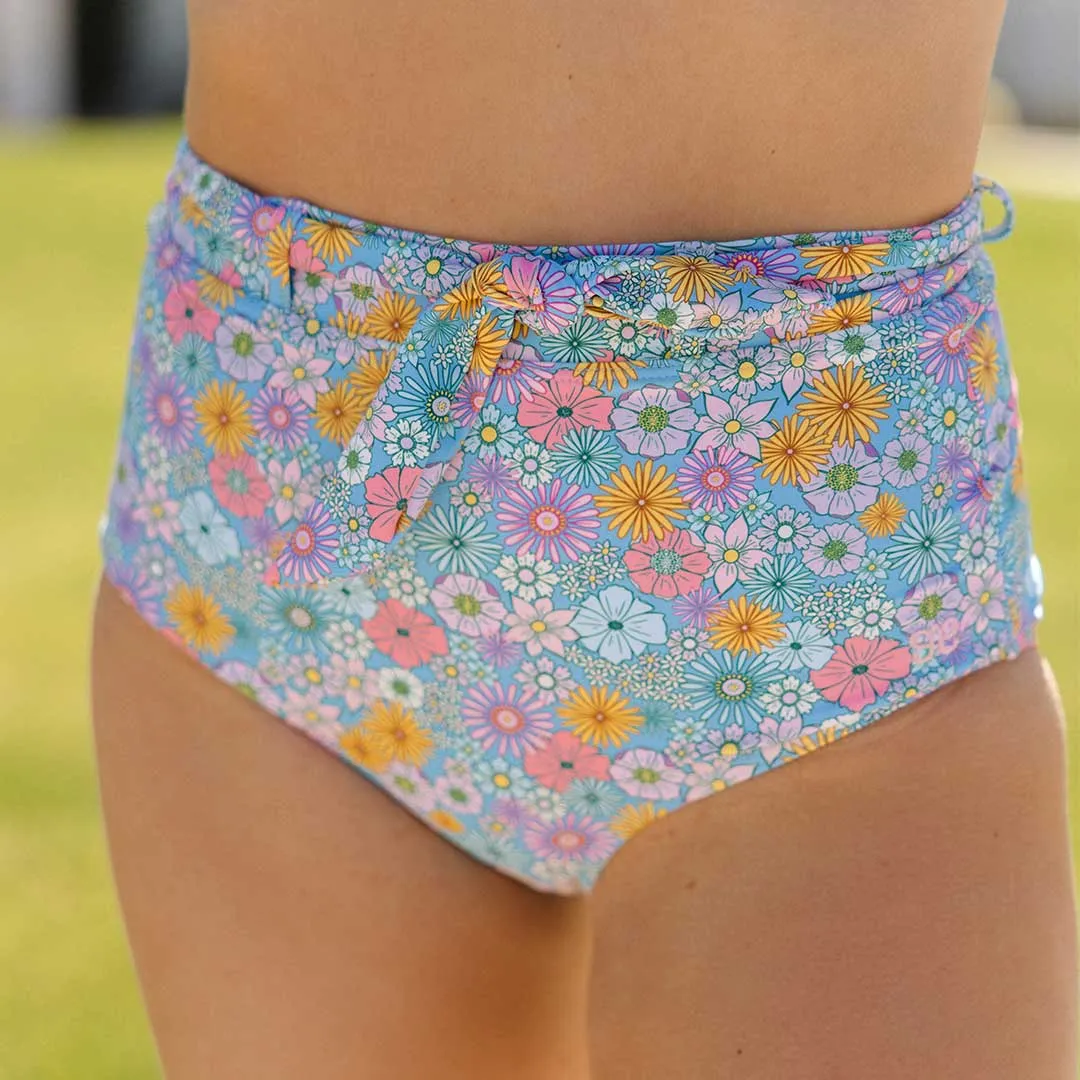 Darling Blue Belted Bottoms sea breeze