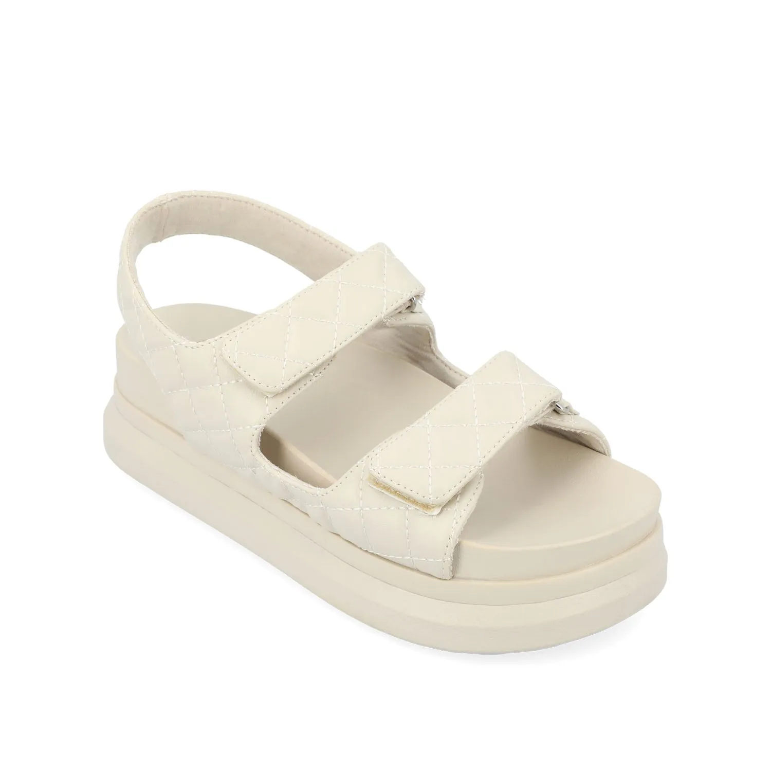 DEBBY DOUBLE STRAP SANDALS IN FAUX LEATHER sport mix