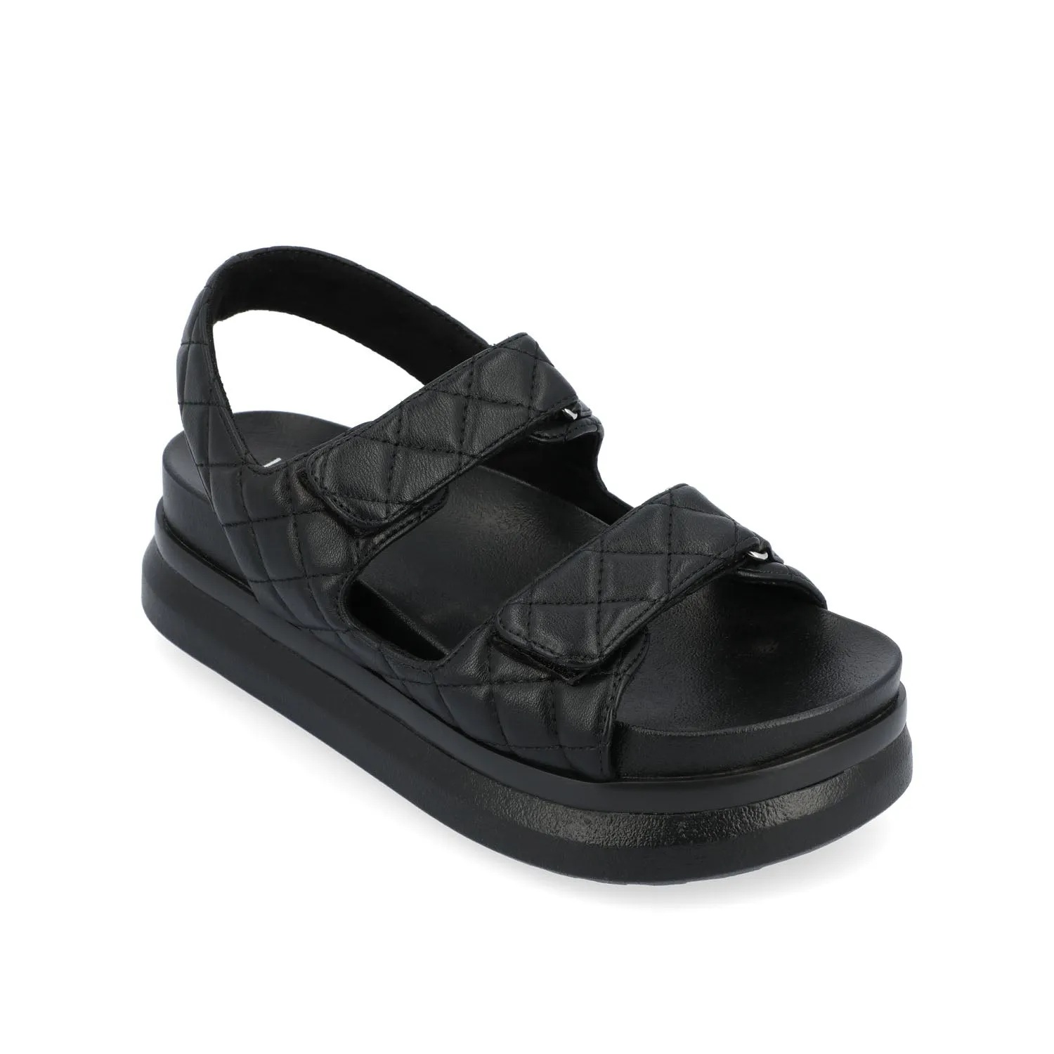 DEBBY DOUBLE STRAP SANDALS IN FAUX LEATHER sport mix