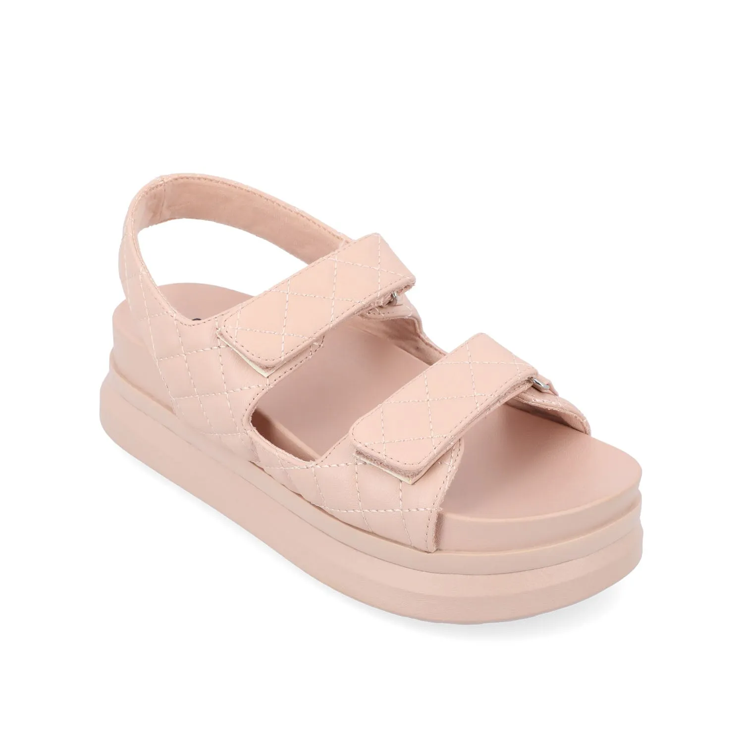DEBBY DOUBLE STRAP SANDALS IN FAUX LEATHER sport mix