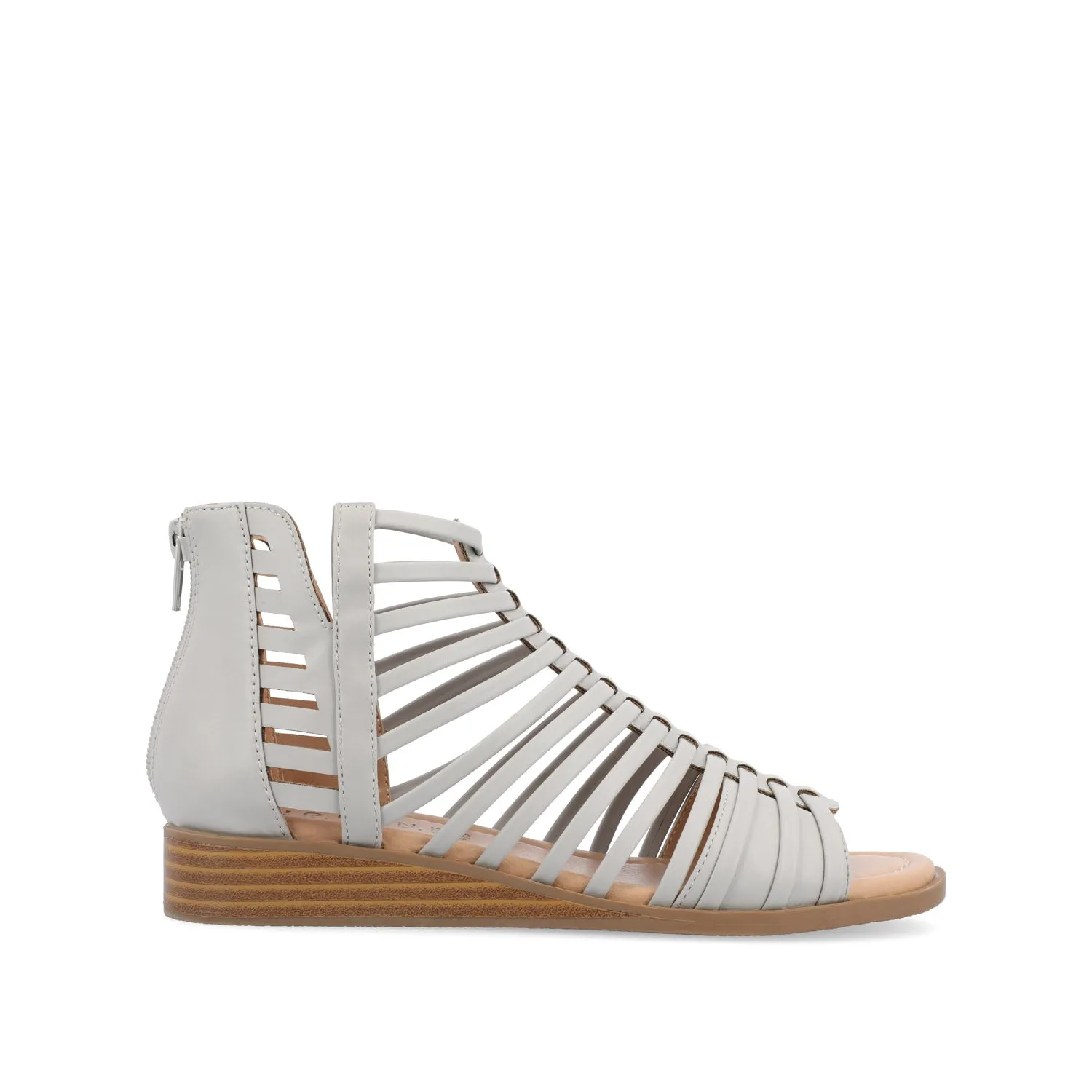DELILAH GLADIATOR SANDALS IN FAUX LEATHER morning vibe