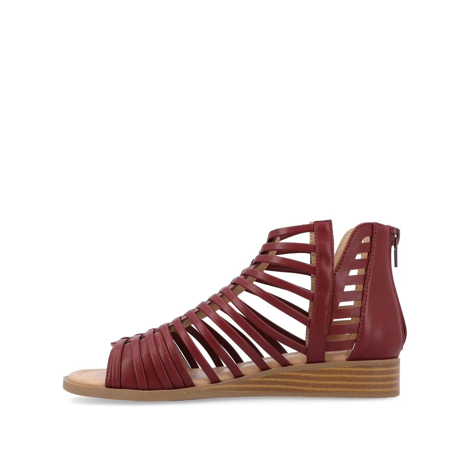 DELILAH GLADIATOR SANDALS IN FAUX LEATHER morning vibe