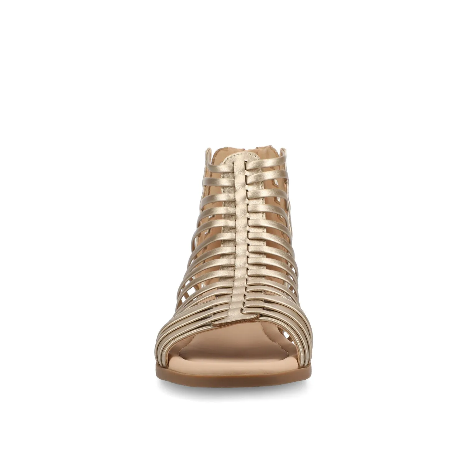 DELILAH GLADIATOR SANDALS IN STATEMENT WIDE sunny skin