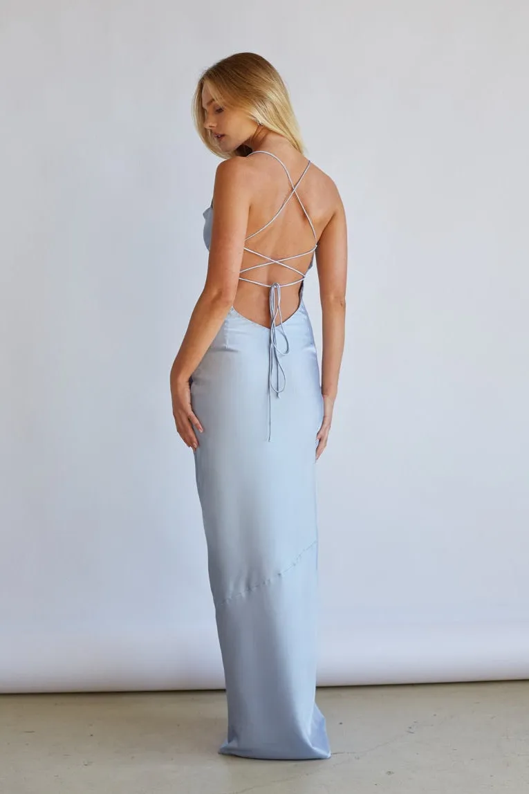 Delmar Satin Slip Maxi Dress quiet love