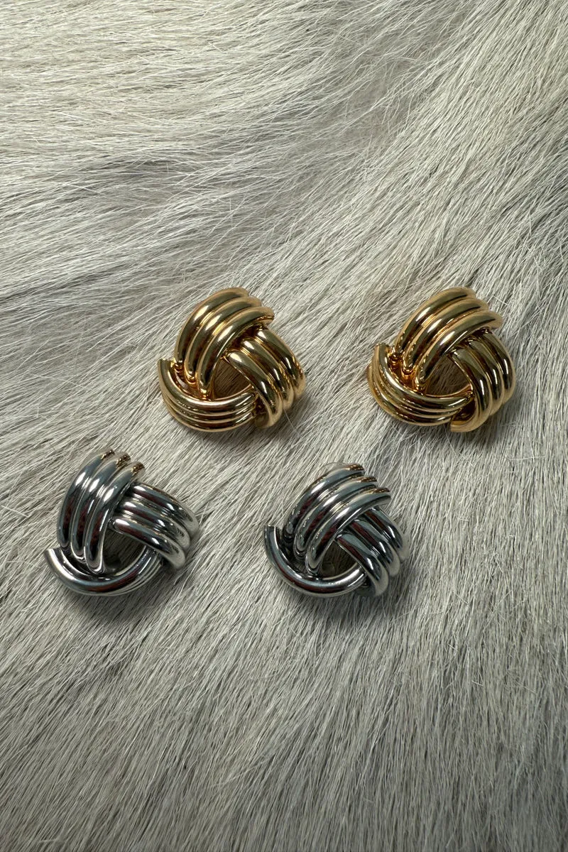 Demi Knot Earrings work soft