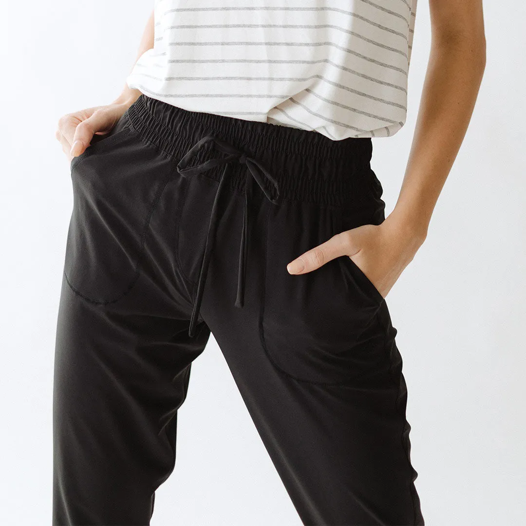 Destination Joggers, Black taper shape