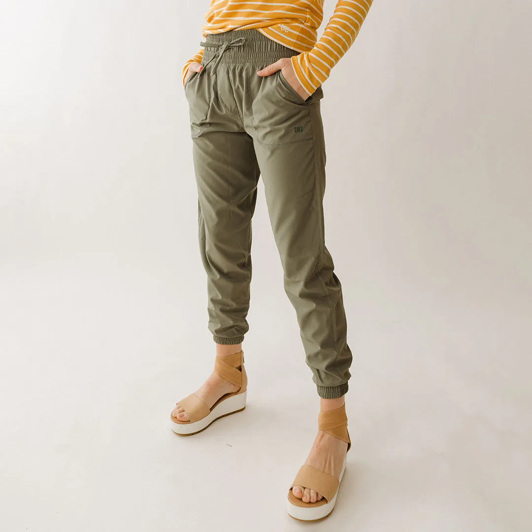 Destination Joggers, Olive drive fit