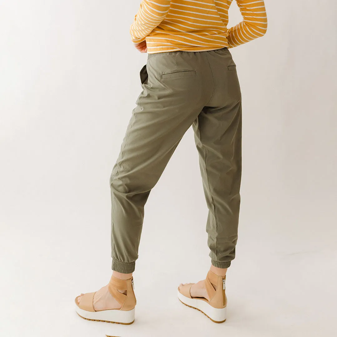 Destination Joggers, Olive drive fit