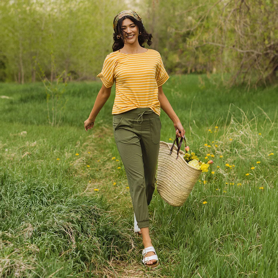 Destination Joggers, Sage taper shape