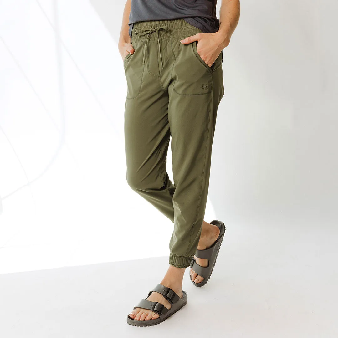 Destination Joggers, Sage taper shape