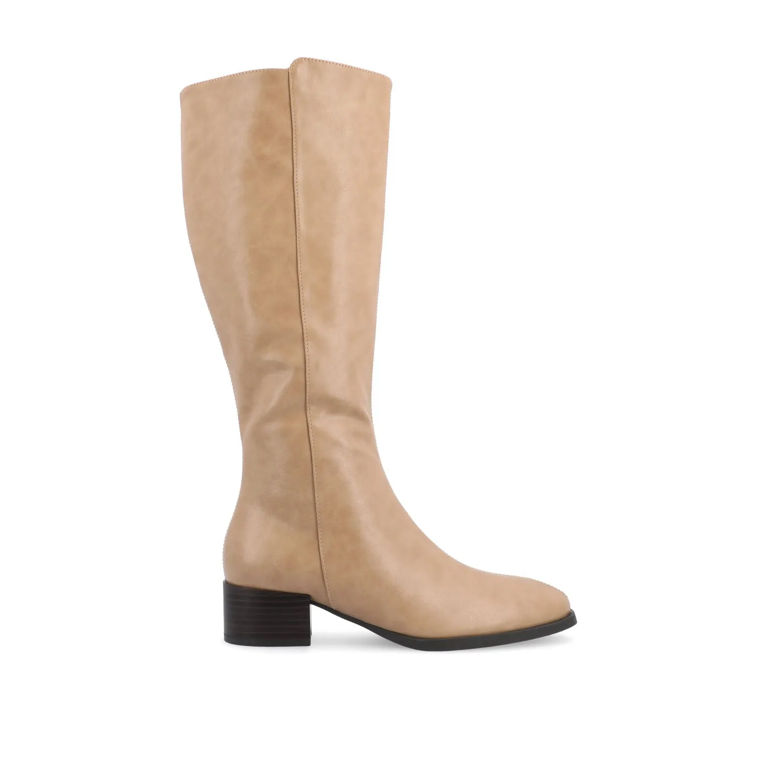 DEVRI KNEE HIGH BOOTS IN FAUX LEATHER daily wear