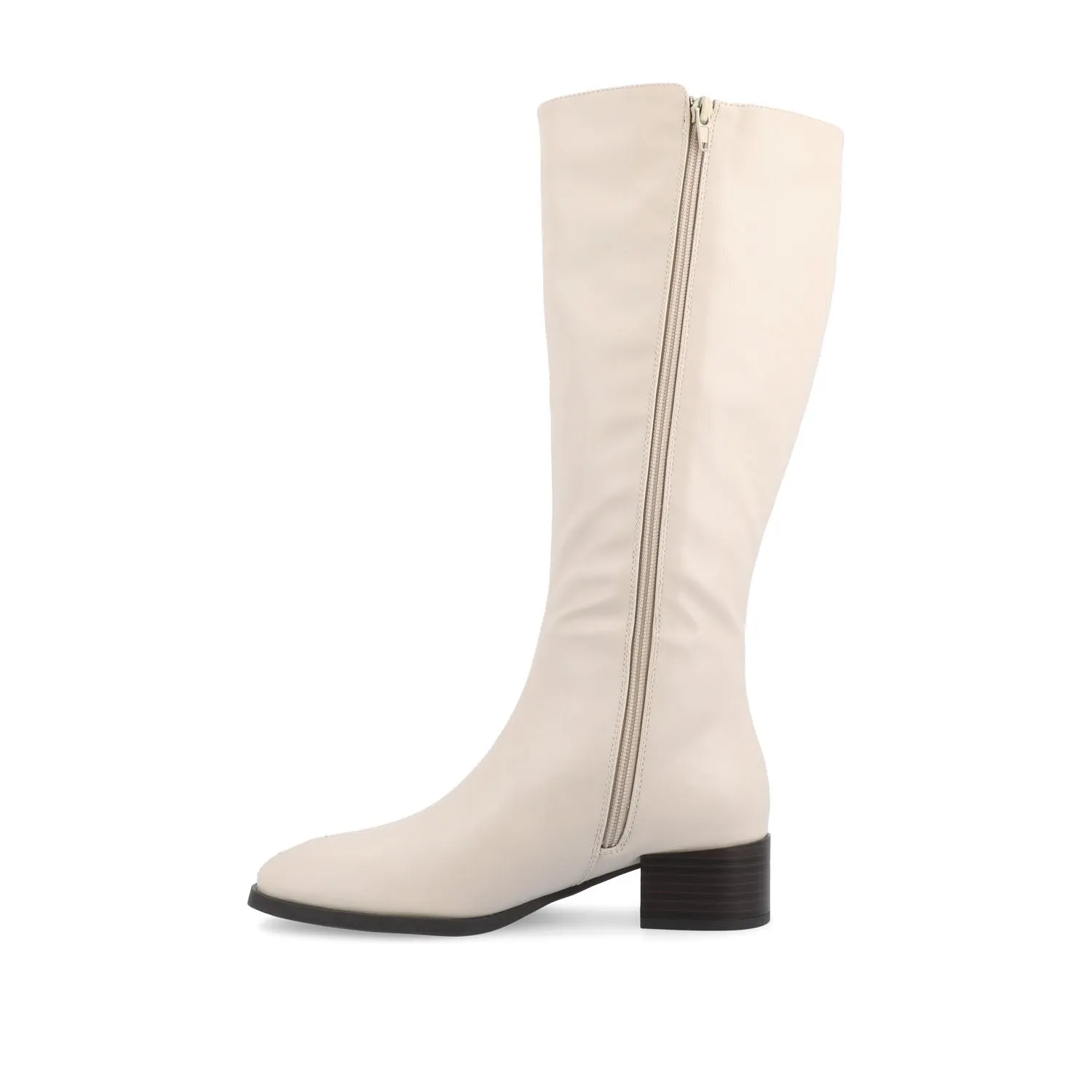 DEVRI KNEE HIGH BOOTS IN FAUX LEATHER daily wear