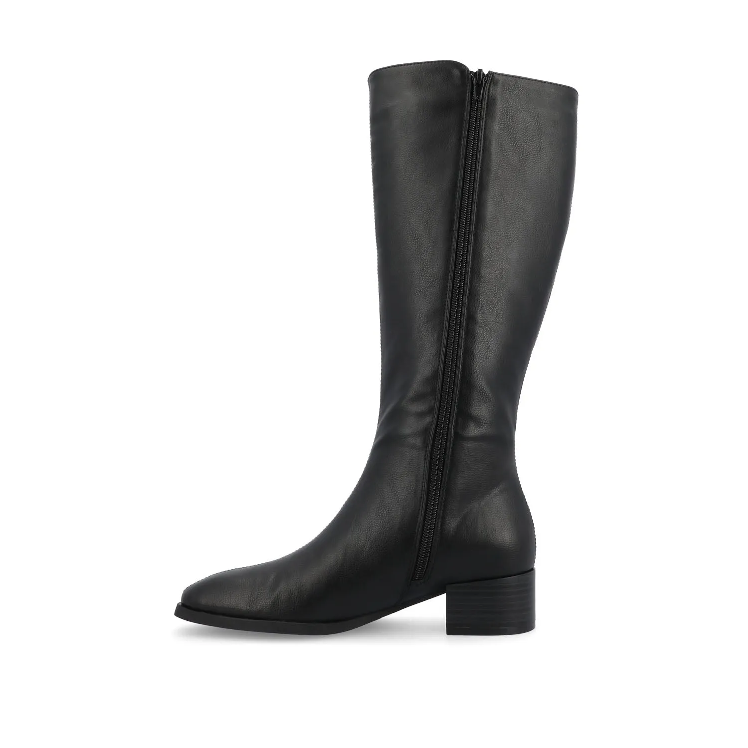 DEVRI KNEE HIGH BOOTS IN FAUX LEATHER daily wear