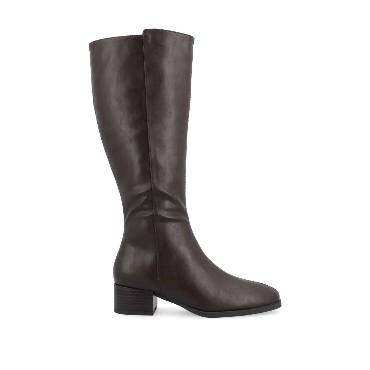 DEVRI KNEE HIGH BOOTS IN FAUX LEATHER daily wear