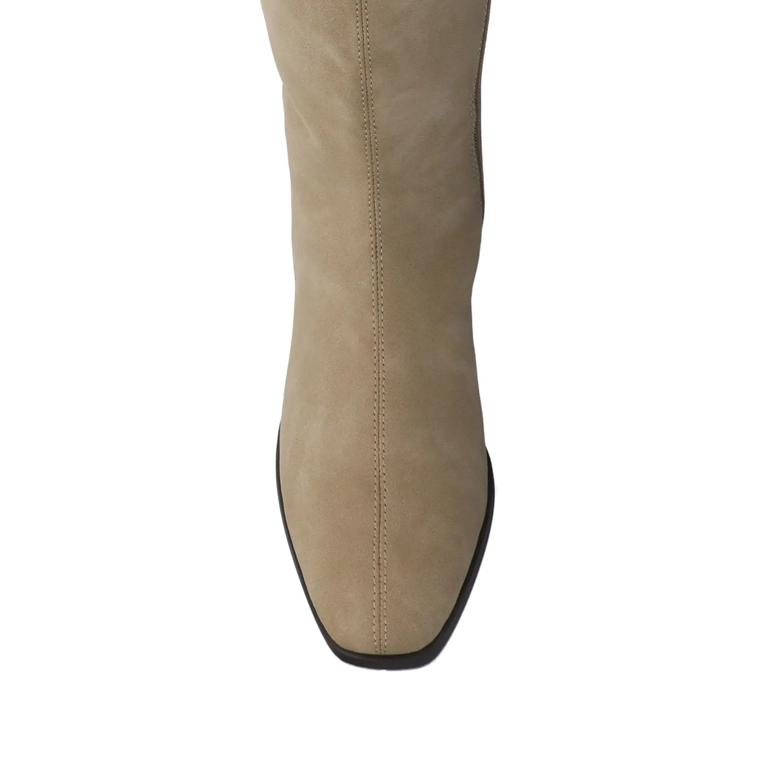 DEVRI KNEE HIGH BOOTS IN FAUX LEATHER daily wear