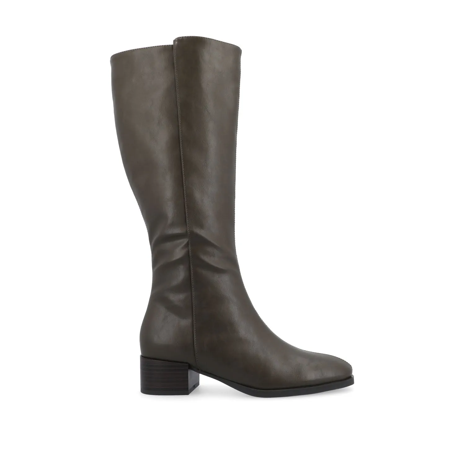 DEVRI KNEE HIGH BOOTS IN FAUX LEATHER daily wear