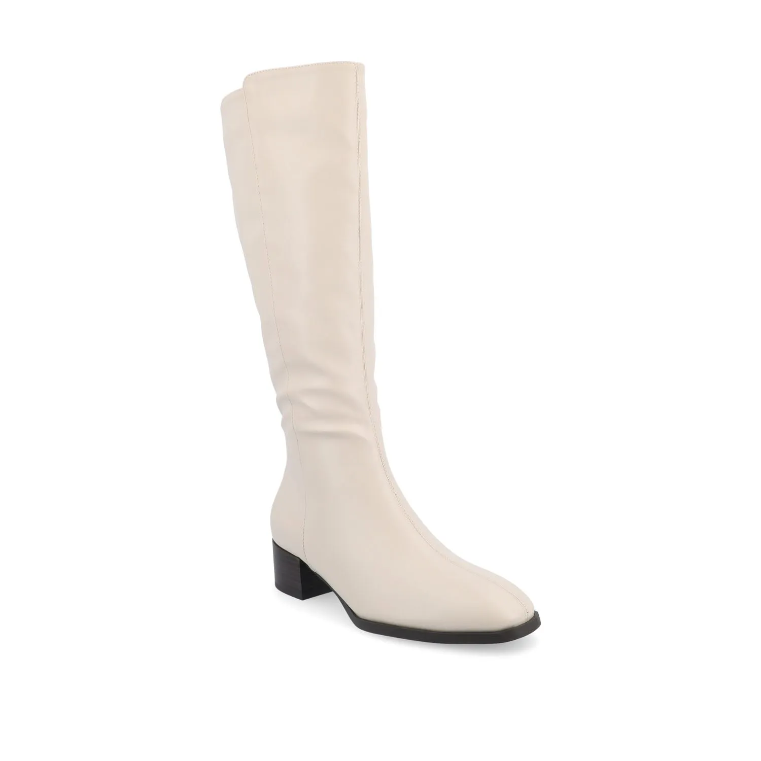DEVRI KNEE HIGH BOOTS IN FAUX LEATHER daily wear