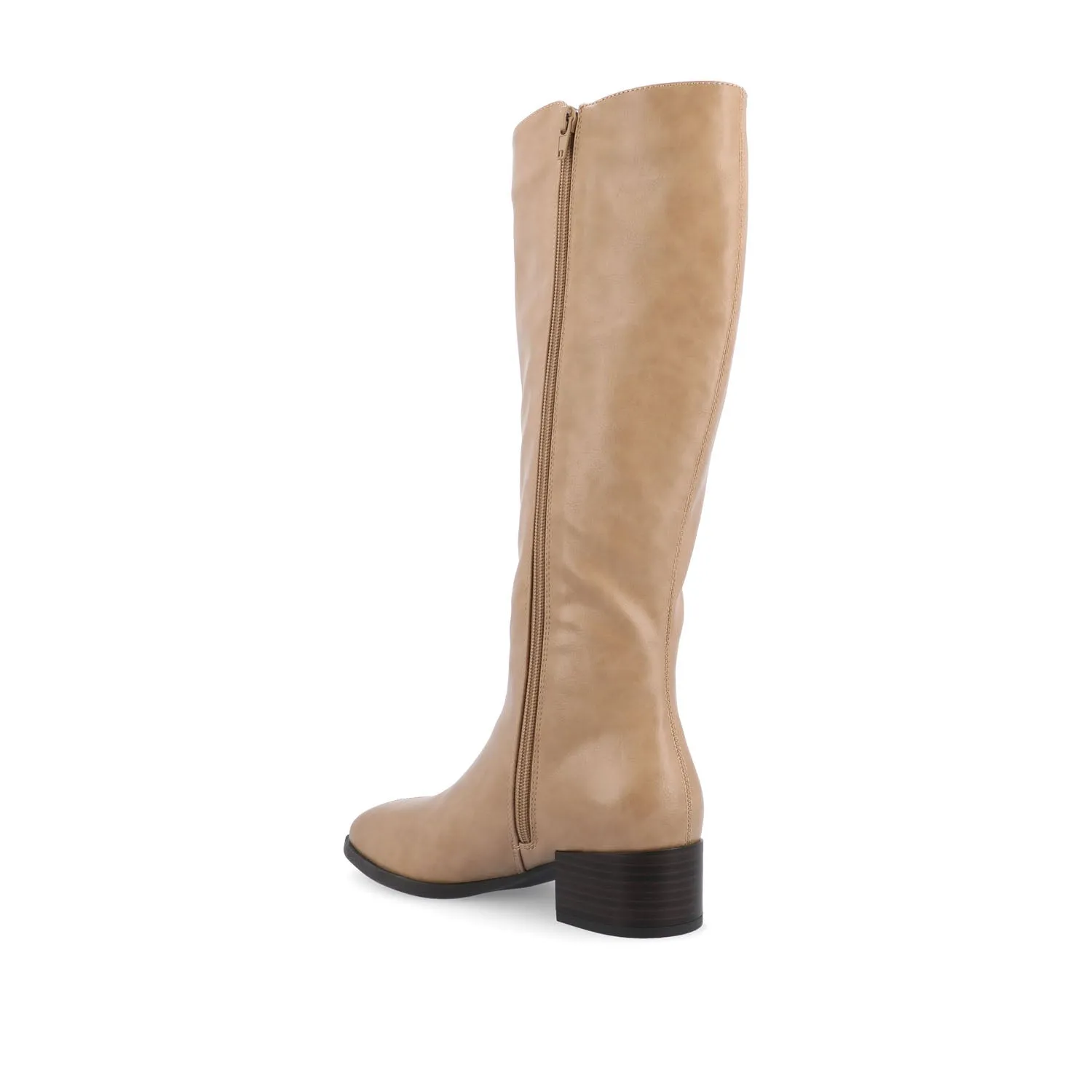 DEVRI KNEE HIGH BOOTS IN FAUX LEATHER daily wear