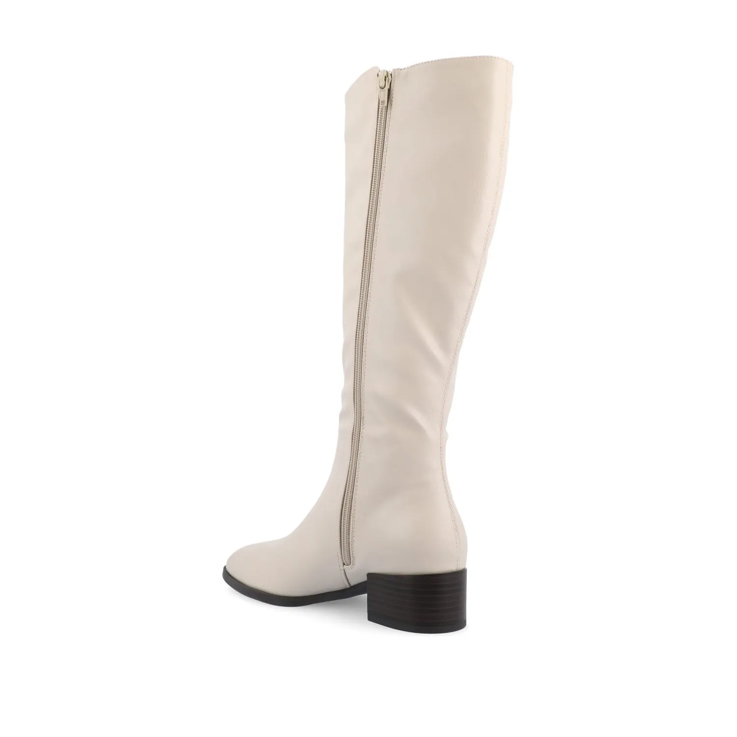 DEVRI KNEE HIGH BOOTS IN FAUX LEATHER daily wear