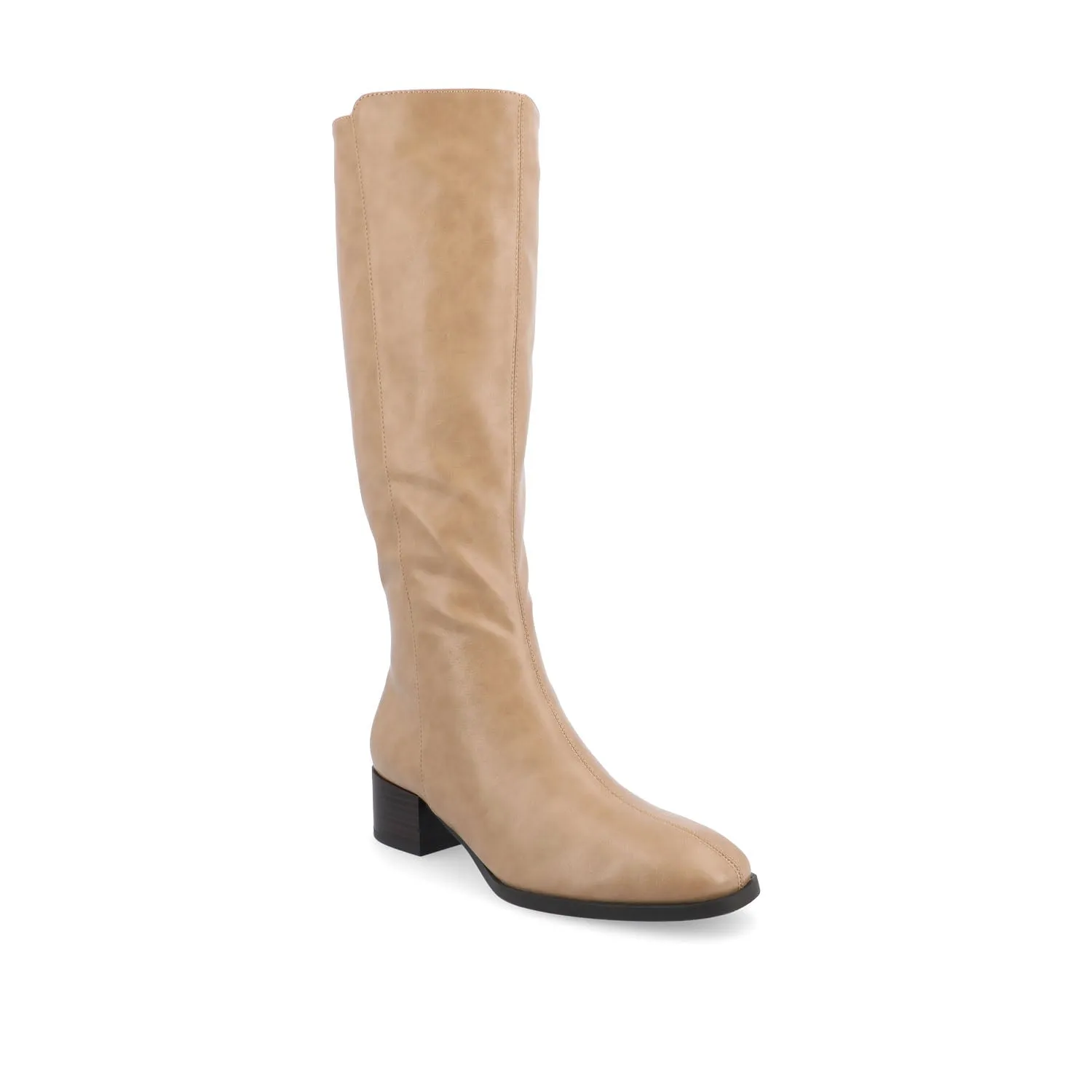 DEVRI KNEE HIGH BOOTS IN FAUX LEATHER daily wear