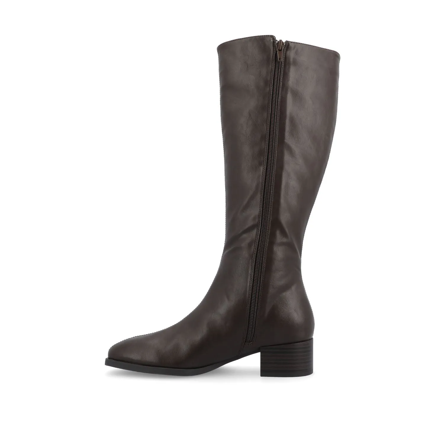 DEVRI KNEE HIGH BOOTS IN FAUX LEATHER daily wear