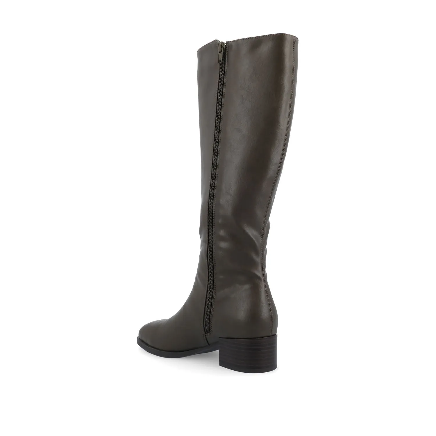 DEVRI KNEE HIGH BOOTS IN FAUX LEATHER daily wear