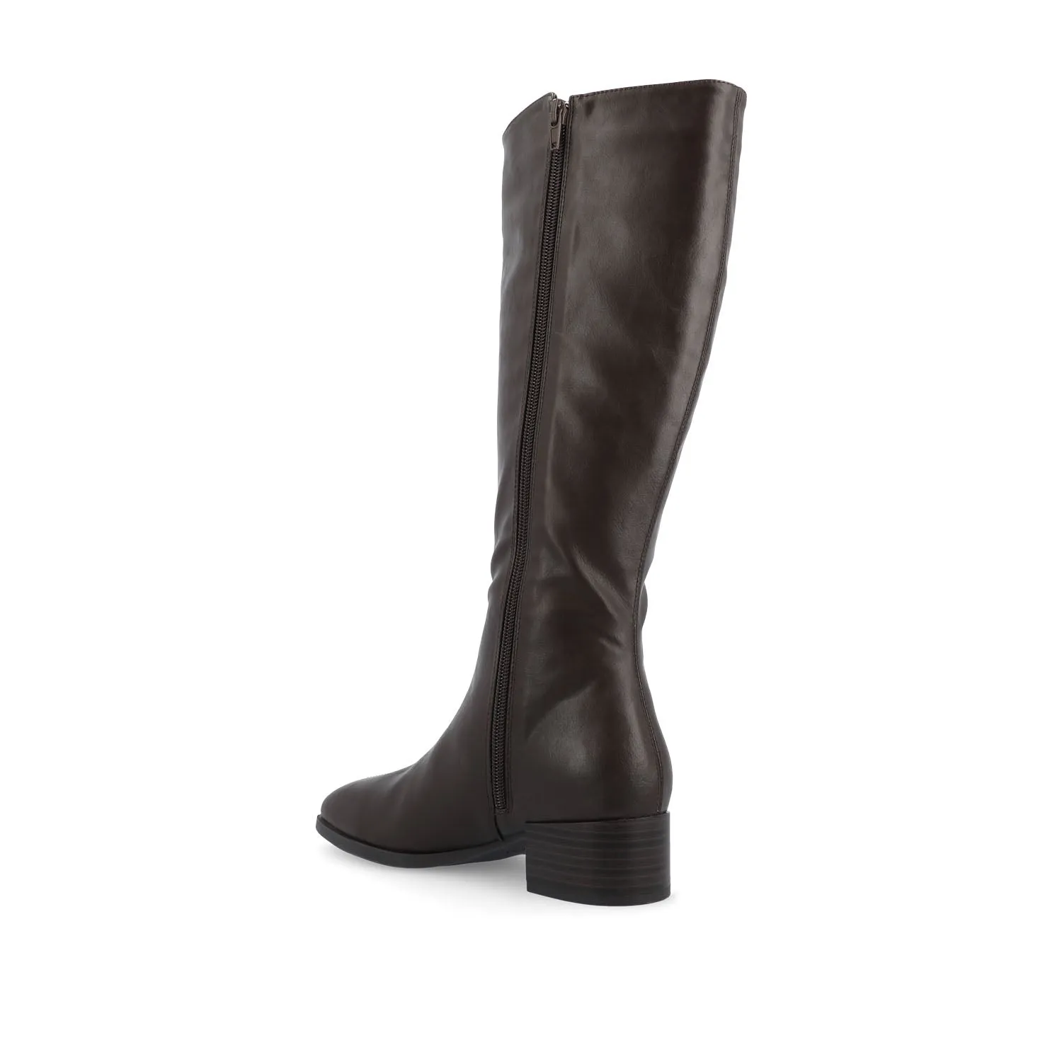 DEVRI KNEE HIGH BOOTS IN FAUX LEATHER daily wear